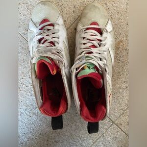 Air jordan 7 retro white/true red